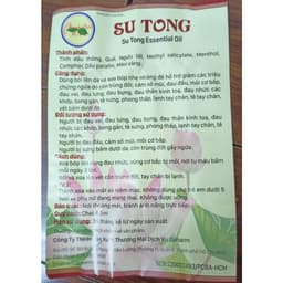 Lốc 6 chai dầu xoa bóp Su Tong 4.5ml và 10ml 4