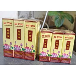Lốc 6 chai dầu xoa bóp Su Tong 4.5ml và 10ml 2