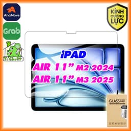 [Ảnh Thật] Kính CL iPad AIR 11" M2/M3 2024/2025 Cường Lực 9H-2.5D Trong Suốt 1