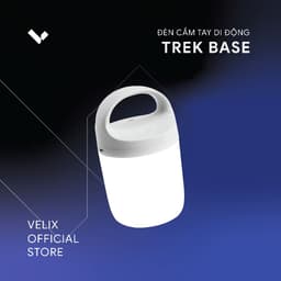 Đèn cầm tay đa năng pin 24h 9 chế độ sáng Velix Trek Base | Đèn cắm trại dã ngoại tích điện 1