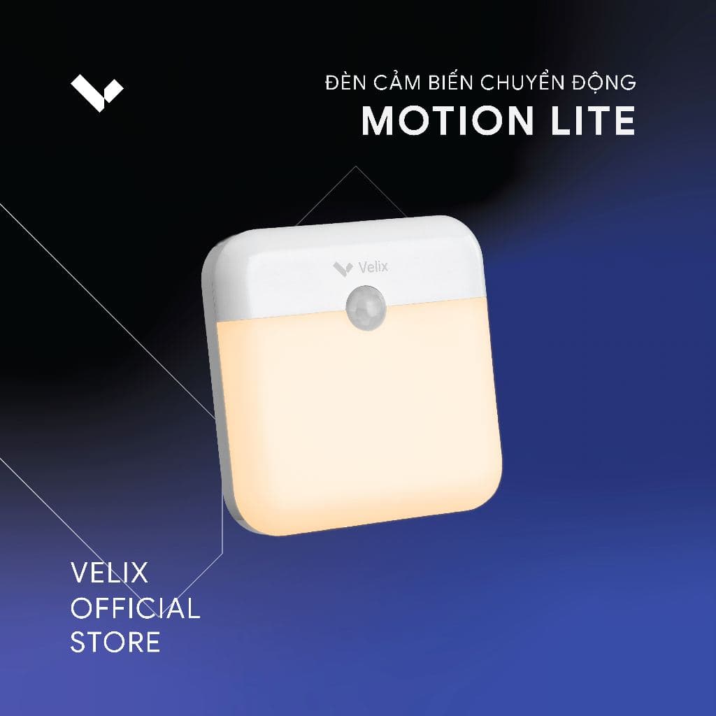 Đèn Led cảm biến chuyển động Velix Motion Lite | Đèn cảm ứng dán tường, cầu thang, tủ quần áo
