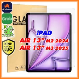 [Ảnh Thật] Kính CL iPad AIR 13" M2/M3 2024/2025 Cường Lực 9H-2.5D Trong Suốt 1