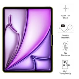 [Ảnh Thật] Kính CL iPad AIR 13" M2/M3 2024/2025 Cường Lực 9H-2.5D Trong Suốt 2