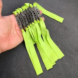 5 dây thun cao su hunter xanh chuối 0.65, khổ 13-19-150, kéo tới má 1