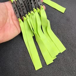 5 dây thun cao su hunter xanh chuối 0.65, khổ 13-19-150, kéo tới má 2