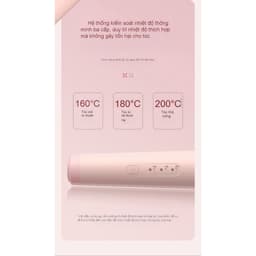 Máy Làm Xoăn Tóc Tự Động ChiGo Trục 32mm Phủ Gốm Uốn Lọn Tự Nhiên Có 3 Mức Nhiệt Dễ Dùng_TH 9