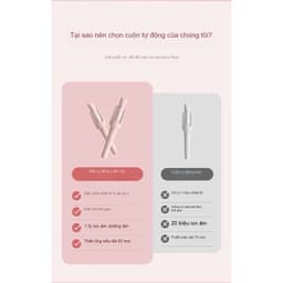 Máy Làm Xoăn Tóc Tự Động ChiGo Trục 32mm Phủ Gốm Uốn Lọn Tự Nhiên Có 3 Mức Nhiệt Dễ Dùng_TH 2