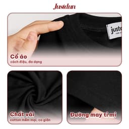 Áo Thun Giữ Nhiệt Nữ Dài Tay JUSTDUN A8 Cổ Tròn, Cotton Mịn Dày Dặn, Siêu Co Giãn Mềm Mại, Tôn Dáng,Giữ Nhiệt 4