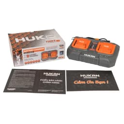 [4.0A] Sạc đôi nhanh HUKAN G3-HUK40X2, Công suất 4.0A, Có quạt tản nhiệt, Sạc pin chân phổ thông 9