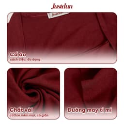 Áo Thun Dài Tay Ôm Body Cúp Ngực Cotton Mịn Siêu Co Giãn Justdun 708 3