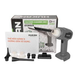Máy Hút Thổi bụi ô tô mini HUKAN G1-VC09, Lực hút 7KPA 150W - Kèm 3 lõi lọc - Chân pin phổ thông 8