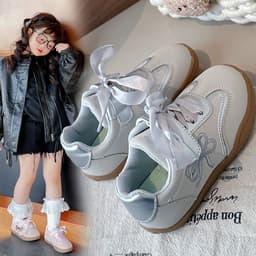 Giày Thể thao Mùa Xuân Cho Trẻ Em Đế Cao Su Mềm Siêu nhẹ, Giày Bé Gái Dễ Thương.113 9