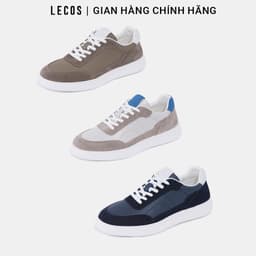 [4-25/9 TẶNG QUÀ TRUNG THU 599K] Giày Sneaker Nam LECOS LG17 Da Bò Thật Thoáng Khí Lót Êm Chống Mỏi 2