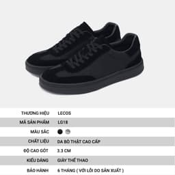 [4-25/9 TẶNG QUÀ TRUNG THU 599K] Giày Sneaker Nam LECOS LG18 Da Bò Thật Phong Cách Streetwear Năng Động 5