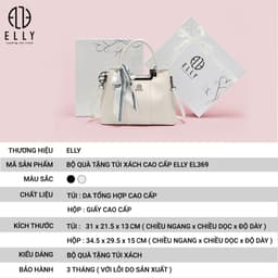 Túi xách cao cấp ELLY HTX369 túi đeo chéo đeo vai xách tay công sở thời trang cao c+C1+C11 3
