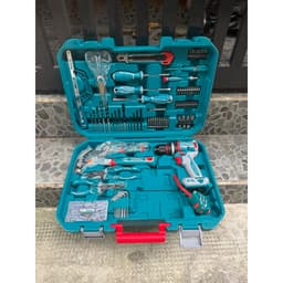 Bộ 165 món bao gồm máy khoan búa không chổi than dùng pin 20V TIDLI20668 total - THKTHP11652 7