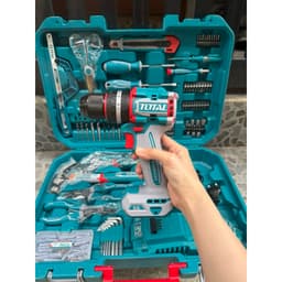 Bộ 165 món bao gồm máy khoan búa không chổi than dùng pin 20V TIDLI20668 total - THKTHP11652 9