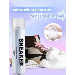 [Tặng bàn chải] Combo 3 Chai Xịt Tạo Bọt vệ sinh giày Sneaker 300ml Làm sạch,Giặt khô giày da, vải 6