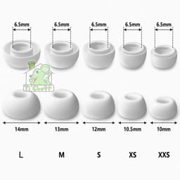 [AP PRO 3] Núm Silicone Tai Nghe Thay Thế Như ZIN cho AP AirPods PRO Gen 3 Nút Cao Su Có Lưới Chống Bụi/ Nước Cao Cấp 3