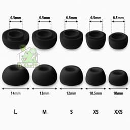 [AP PRO 3] Núm Silicone Tai Nghe Thay Thế Như ZIN cho AP AirPods PRO Gen 3 Nút Cao Su Có Lưới Chống Bụi/ Nước Cao Cấp 4