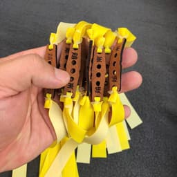5 dây thun cao su full tay adam vàng size 0.65, khổ 11-18-250, kéo hết tay 2