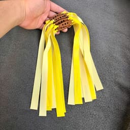 5 dây thun cao su full tay adam vàng size 0.65, khổ 11-18-250, kéo hết tay 3