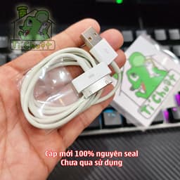[ZIN] Cáp Sạc 30 Pin Thay Thế cho Máy iPhone 4/ iP 4S - iPad 1/2/3 - Máy Nghe Nhạc iPod BÓC MÁY Đời Cũ Chính Hãng 3