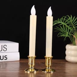 (1 Cặp) Nến Cây Điện Tử LED Dùng Pin AA Sáng Lâu (Đã Gồm Pin) 6