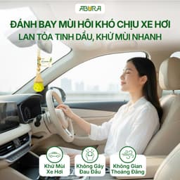 Tinh Dầu Treo Xe Ô Tô, Khử Mùi Thơm Phòng ABURA 10ml Treo Thơm Nhà, Thơm Tủ Quần Áo 2