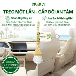 Tinh Dầu Treo Xe Ô Tô, Khử Mùi Thơm Phòng ABURA 10ml Treo Thơm Nhà, Thơm Tủ Quần Áo 7