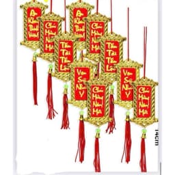 Combo 100 dây treo trang trí tết, khánh treo tết, liễn treo cây mai mẫu ngẫu nhiên 2