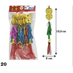 Combo 100 dây treo trang trí tết, khánh treo tết, liễn treo cây mai mẫu ngẫu nhiên 5