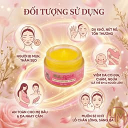 Kem nghệ Mul rose lọ 30gr. Dưỡng da, mờ thâm rạn, Hỗ trợ các vấn đề về da như bỏng, thuỷ đậu, mụn, viêm da 4