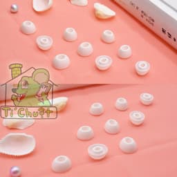 [Núm Bầu Dục] 1 Cặp Nút Cao Su Tai Bluetooth TWS Dạng Lõi OVAL Elip 7