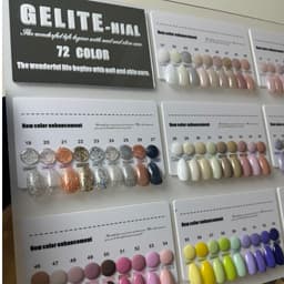 Sét Sơn Siêu Hót GELITE 72 Màu, Đủ Các Màu Sơn Cơ Bản, Thạch , Nhũ 2