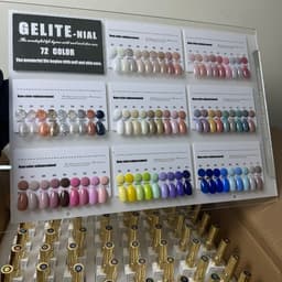 Sét Sơn Siêu Hót GELITE 72 Màu, Đủ Các Màu Sơn Cơ Bản, Thạch , Nhũ 3