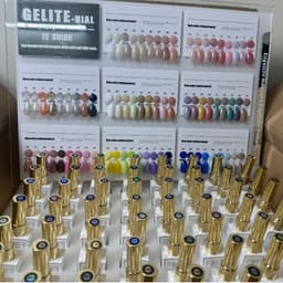 Sét Sơn Siêu Hót GELITE 72 Màu, Đủ Các Màu Sơn Cơ Bản, Thạch , Nhũ 7