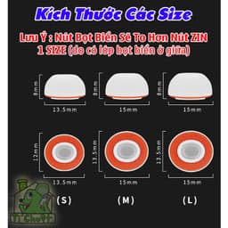 [AP PRO 3] Nút Bọt Biển Bọc Cao Su Tai AP AirPods PRO Gen 3 Memory Foam Silicone Cách Âm & Êm Ái 4