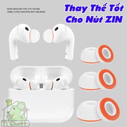 [AP PRO 3] Nút Bọt Biển Bọc Cao Su Tai AP AirPods PRO Gen 3 Memory Foam Silicone Cách Âm & Êm Ái 5