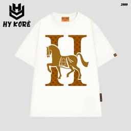 Áo Thun HY KORÉ HORSE 2999 Form Rộng Localbrand Oversize Unisex Vải Cotton 75% Nam Nữ Mặc Đẹp 1