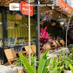 Ghế Xếp Cafe Mini Sunfurn B42 (Mây Nhựa Dẹp Mới 100%) - Size Nhỏ Gọn, Mẫu Hot Cháy Hàng (Bảo Hành 1 Đổi 1) 7