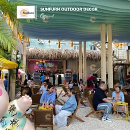 Ghế Xếp Cafe Mini Sunfurn B42 (Mây Nhựa Dẹp Mới 100%) - Size Nhỏ Gọn, Mẫu Hot Cháy Hàng (Bảo Hành 1 Đổi 1) 9