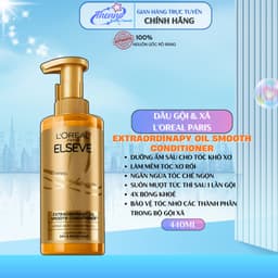 Bộ Gội Xả Dưỡng Tóc Suôn Mượt Cao Cấp L'Oreal Paris Extraordinary Oil Smooth 440ml 4