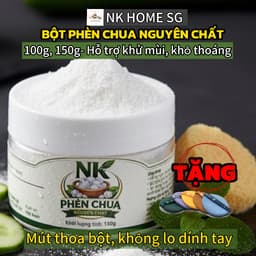 Bột Phèn Chua Chưng Cất Nguyên Chất - Tinh Khiết - Khử Mùi Hiệu Quả -100g / 150g 8