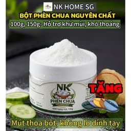 Bột Phèn Chua Chưng Cất Nguyên Chất - Tinh Khiết - Khử Mùi Hiệu Quả -100g / 150g 1