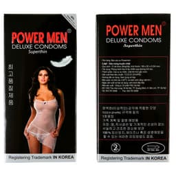 Bao Cao Su POWERMEN Superthin Siêu Mỏng, Co Giãn Tốt, Tạo Cảm Giác Chân Thật, Hộp 12 cái 4
