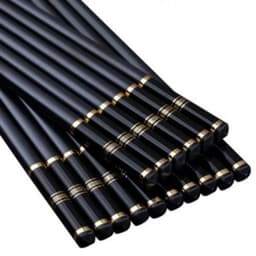 Đũa Viền Vàng Nhựa Cao Cấp-Đũa Nhựa Viền Vàng Chịu Nhiệt Chống Mốc 1