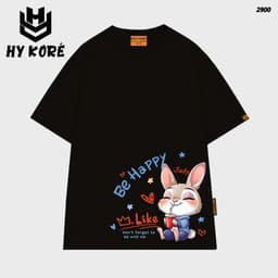 Áo Thun HY KORÉ Judy Drink Water 2900 Form Rộng Localbrand Oversize Unisex Vải Cotton 75% Nam Nữ Mặc Đẹp 3