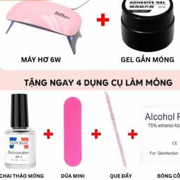 Combo Máy Gắn Nail Box Mini Tại Nhà Mua 1 Tặng 5 siêu tiện lợi, sử dụng dễ dàng nhanh gọn 7