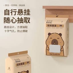 Màng Bọc Thực Phẩm Co Giãn Siêu Dai Bịch 150 Túi Siêu Tiện Lợi Siêu Đáng Yêu Bọc Thức Ăn 8